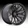 Asanti Black Label ABL39 Mogul FFT Satin Black Custom Wheels